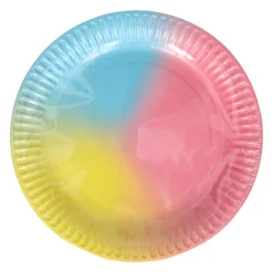 Papieren Feest Borden 18cm, 10st.- New