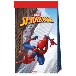 Globos Papieren Feestzakjes FSC Spider-Man, 4st. Best
