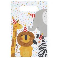 Papieren Feestzakjes Safari, 10st.>Boland Sale