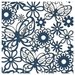 Patroonkarton Blauw, 10st.-Creativ Company Best