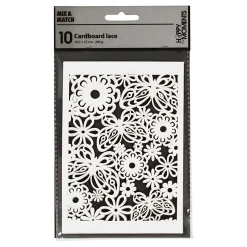 Creativ Company Patroonkarton Wit, 10st. New