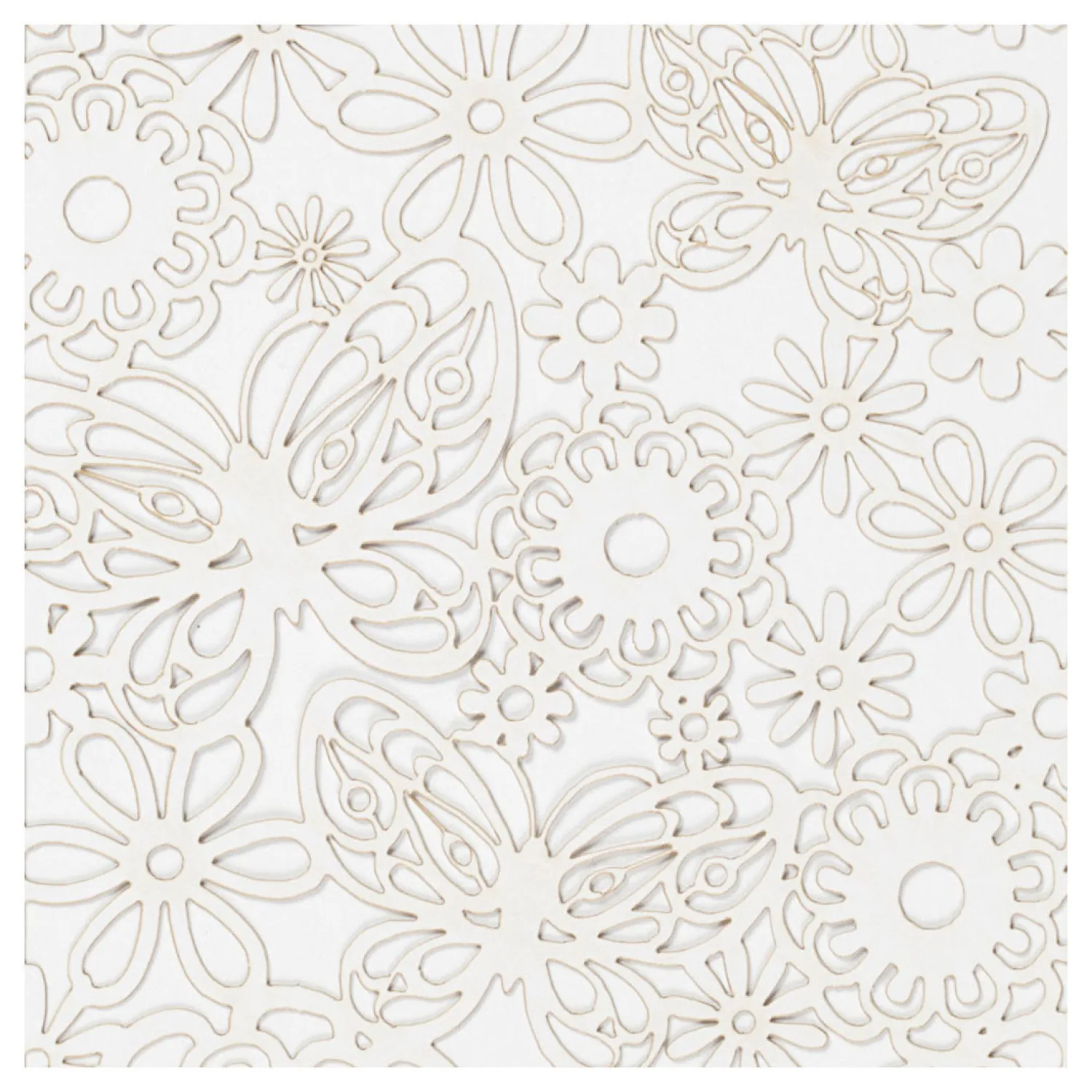 Creativ Company Patroonkarton Wit, 10st. New