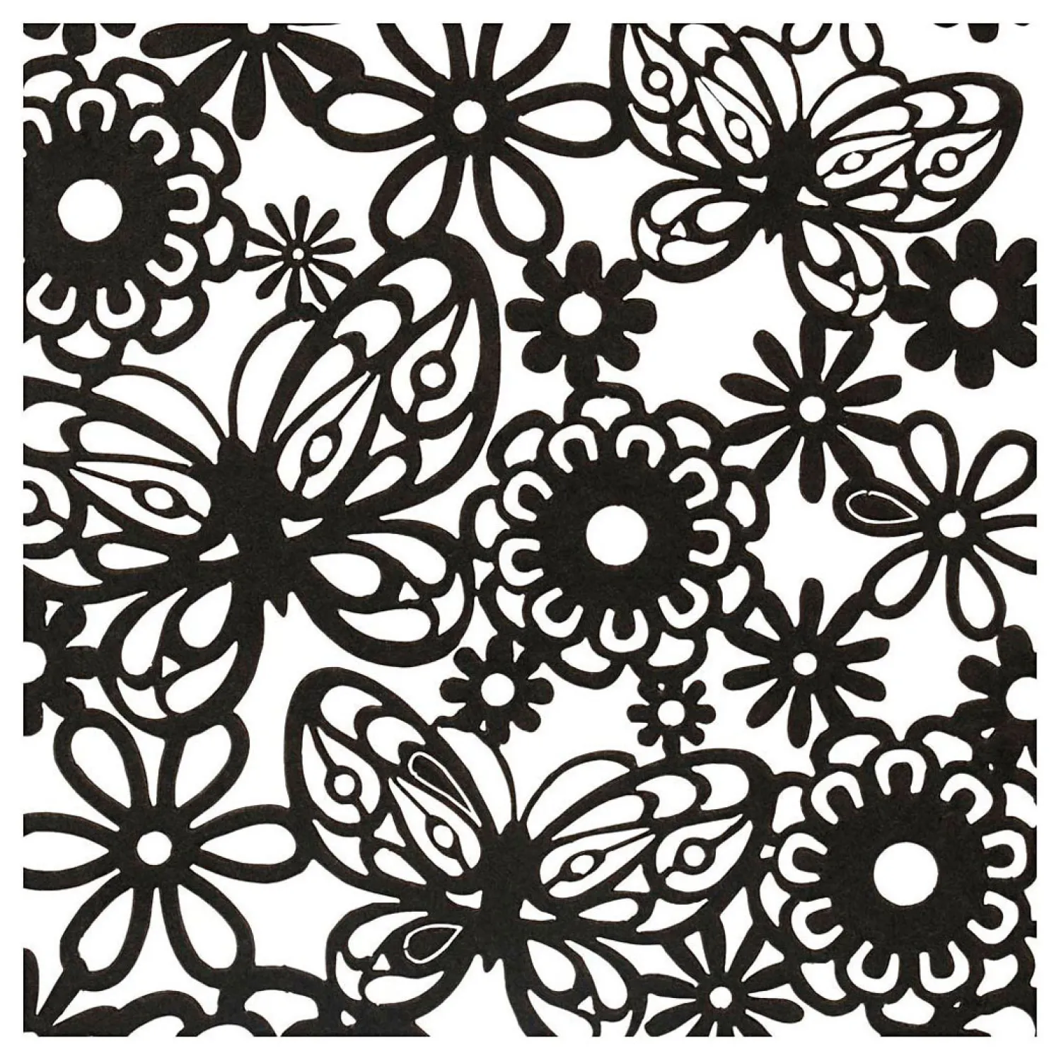 Patroonkarton Zwart, 10st.>Creativ Company Sale