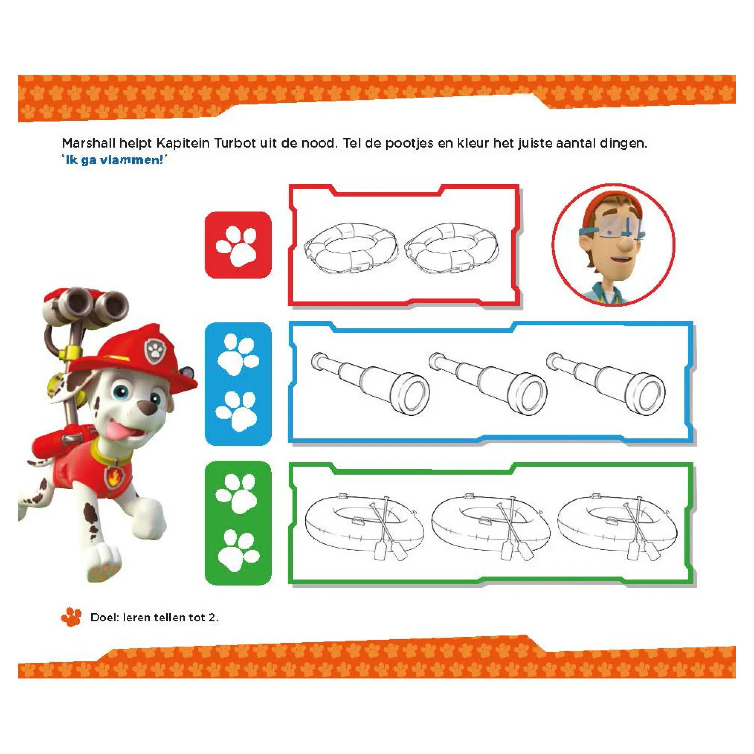 PAW Patrol - Eerste telspelletjes (3-4 jaar)-Deltas Sale