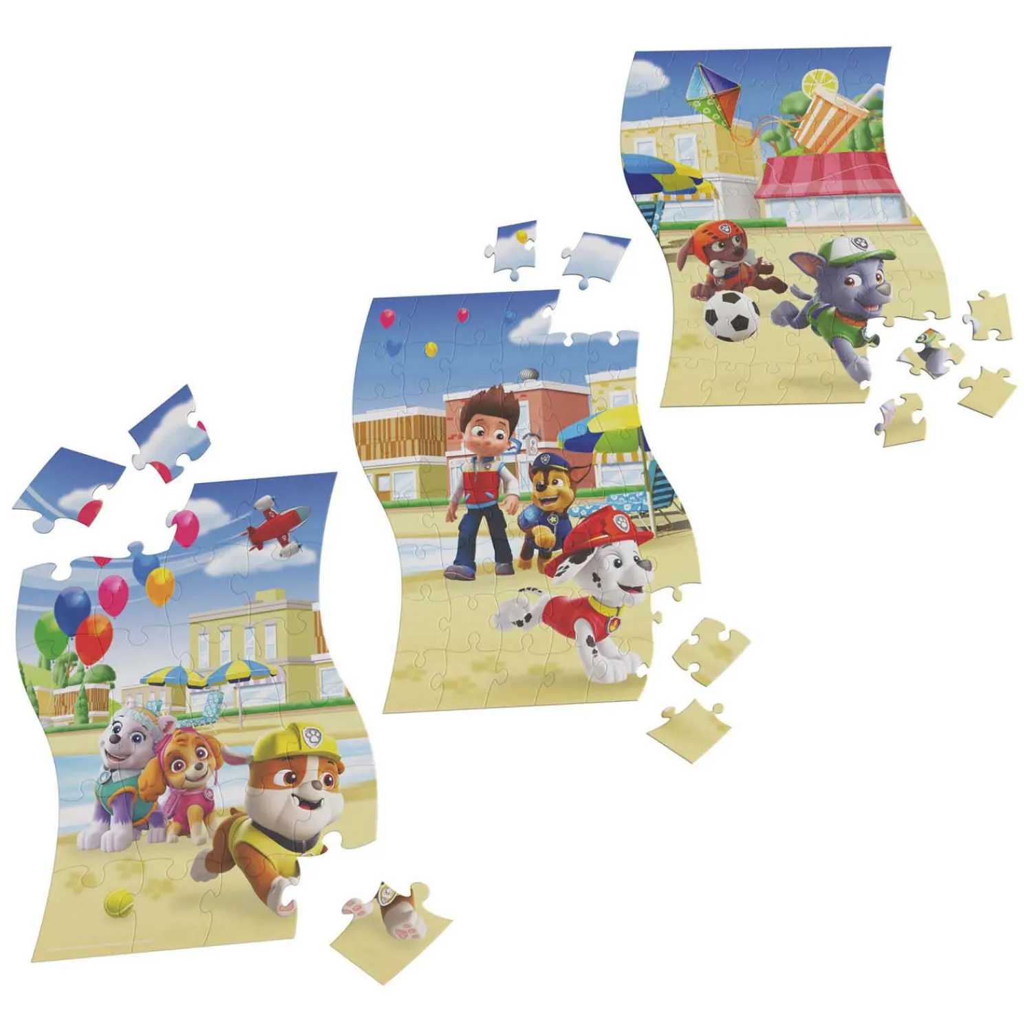 PAW Patrol - Panoramapuzzel 3-in-1-Spin Master Outlet