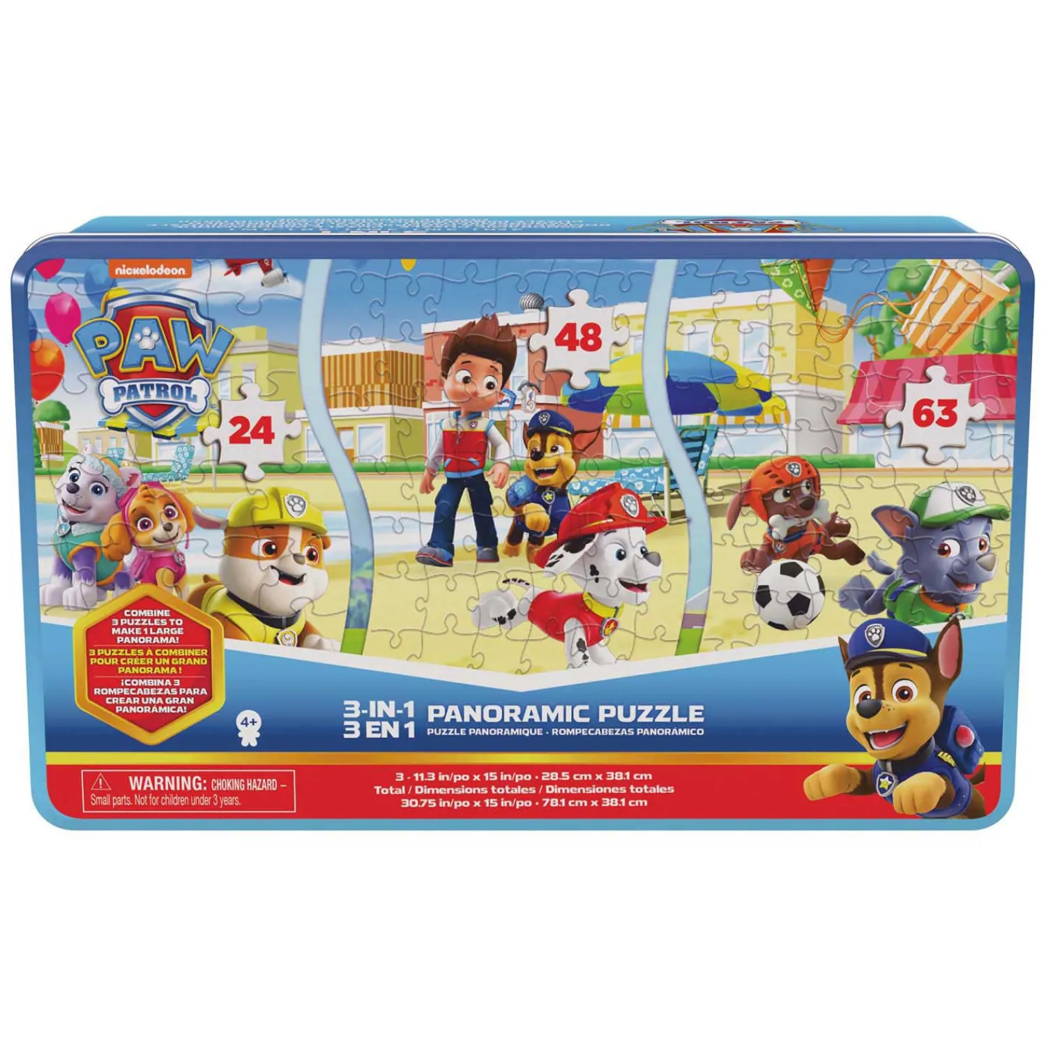 PAW Patrol - Panoramapuzzel 3-in-1-Spin Master Outlet