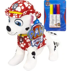 PAW Patrol Inkleur Knuffel met Stiften - Marshall-Sambro Sale
