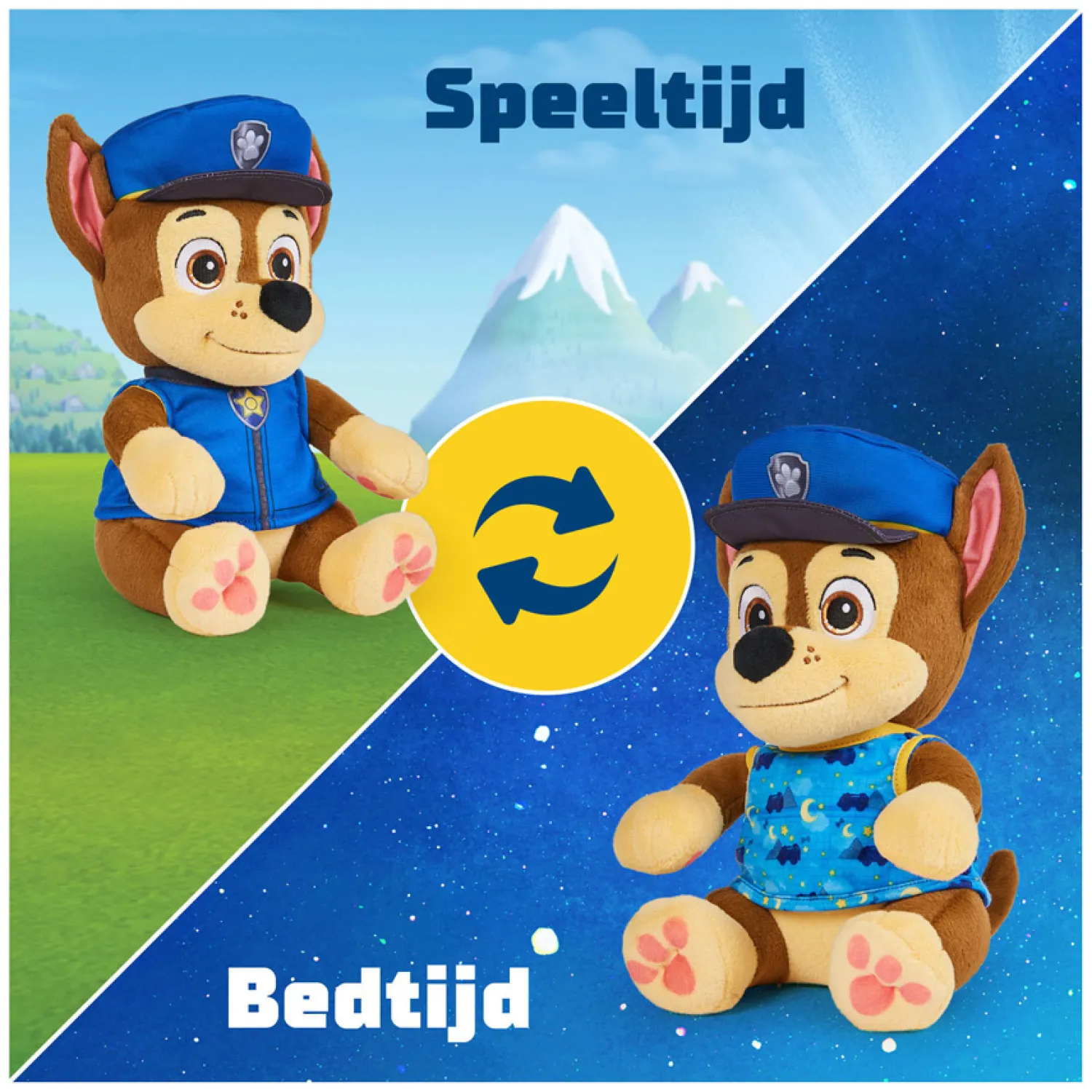 PAW Patrol Knuffel Pluche - Chase, 25cm-Spin Master Sale