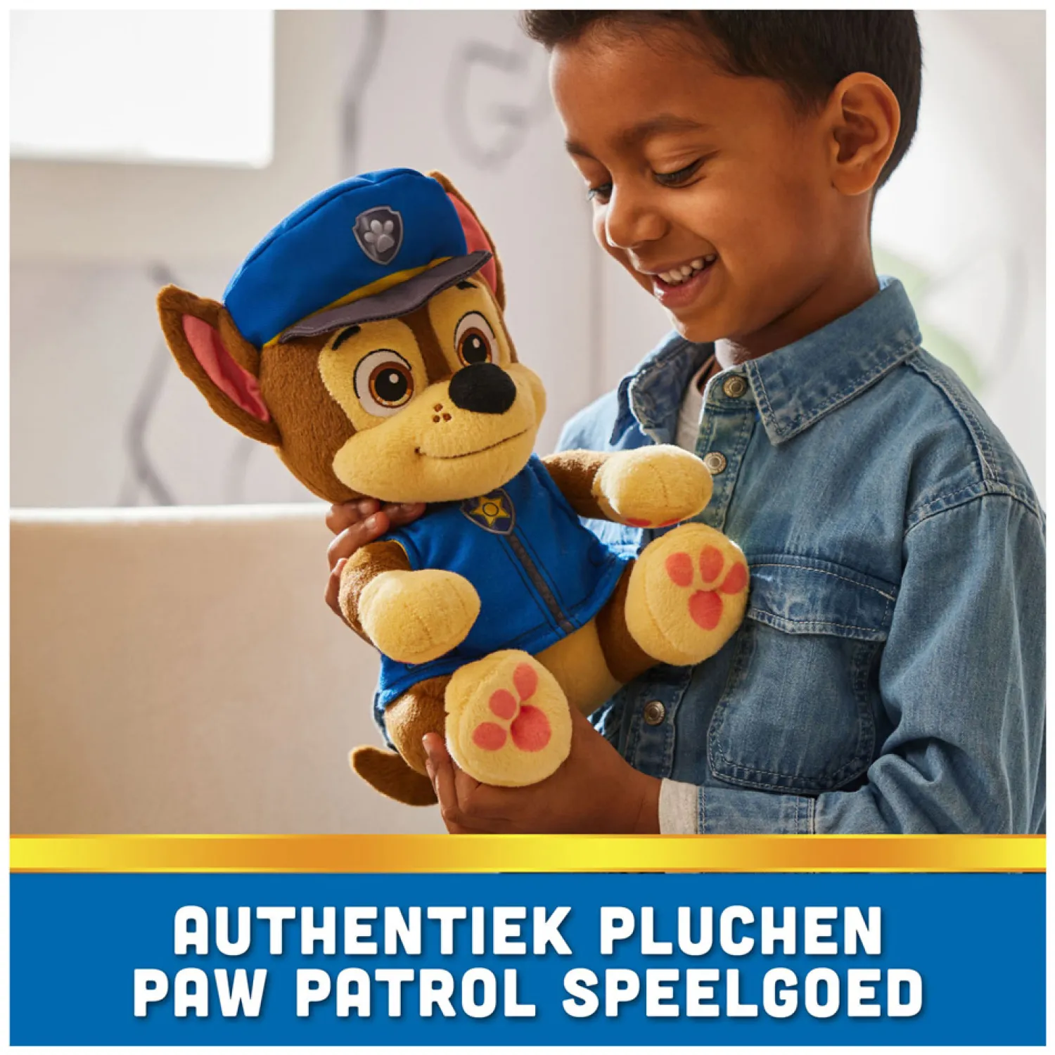 PAW Patrol Knuffel Pluche - Chase, 25cm-Spin Master Sale