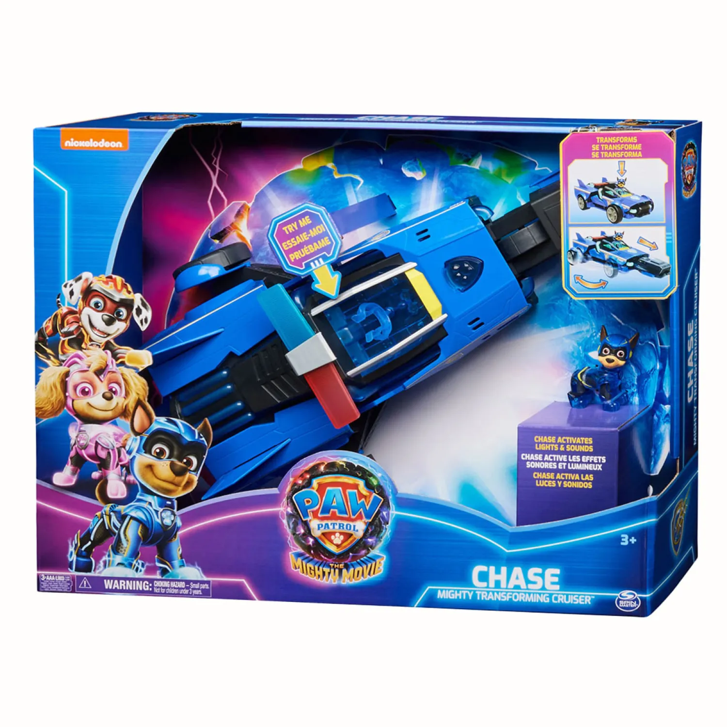 PAW Patrol The Mighty Movie Deluxe Vehicles - Chase-Spin Master Outlet