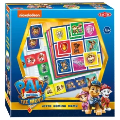 PAW Patrol The Movie 3-in-1 : Memo-Lotto-Domino-Tactic Hot