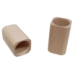 Pennenbakje Vierkant Beukenhout, 9,5cm>Playwood Clearance