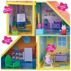 Peppa Pig Houten Poppenhuis met 9 Kamers-Spectron Discount