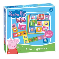 Selecta Peppa Pig 3n1 Memo Lotto Domino Online
