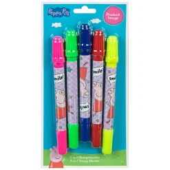 Peppa Pig Stempelstiften 2in1, 5st.>Undercover Hot