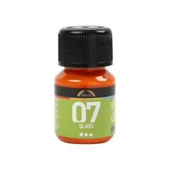 Permanente Glasverf - Oranje, 30ml>Creativ Company Outlet