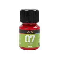 Permanente Glasverf - Rood, 30ml>Creativ Company Sale