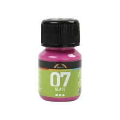 Creativ Company Permanente Glasverf - Roze, 30ml