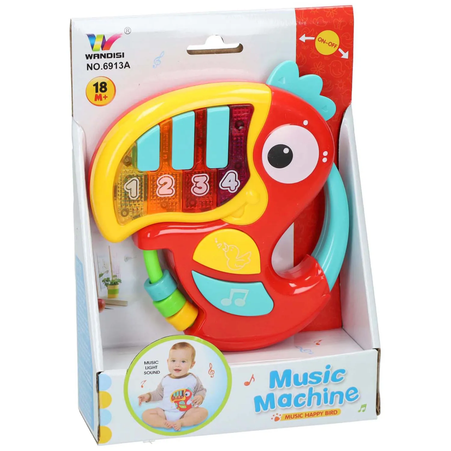 Peuter Muziek Papegaai Discount