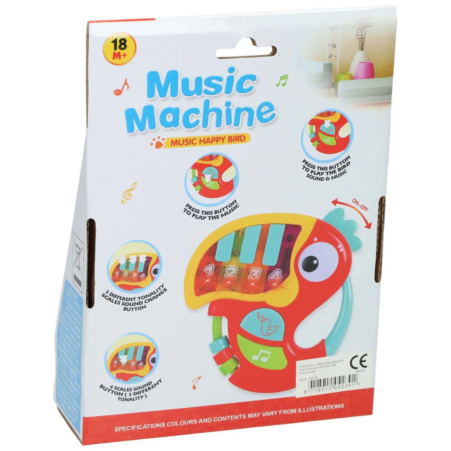 Peuter Muziek Papegaai Discount