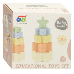 Peuter Stapeltoren Ster Pastel, 5dlg. Clearance