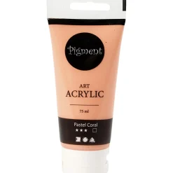 Creativ Company Pigment Art Acrylverf Pastel Coral, 75ml New