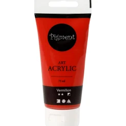 Pigment Art Acrylverf Vermilion, 75ml>Creativ Company Clearance