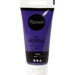 Pigment Art Acrylverf Violet, 75ml-Creativ Company Clearance