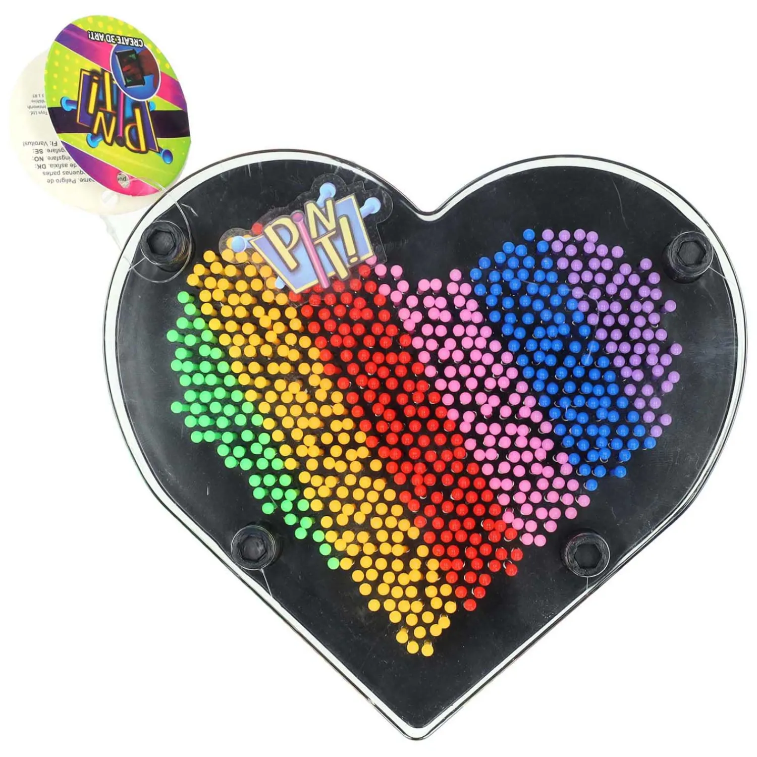 Pin It! 3D Afdruk Hartfiguur 14cm- Outlet