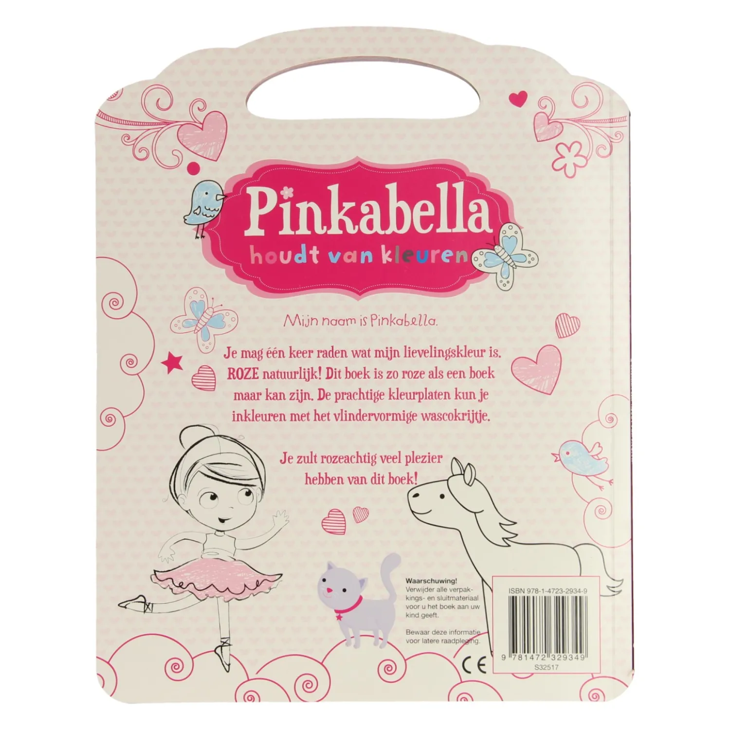 Wins Holland Pinkabella Houdt van Kleuren met Vlindervormige Waskrijtjes Clearance