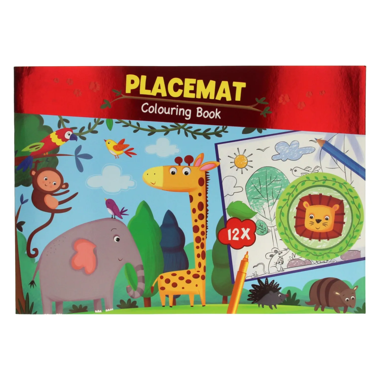 Wins Holland Placemat Kleurboek - Jungle Discount