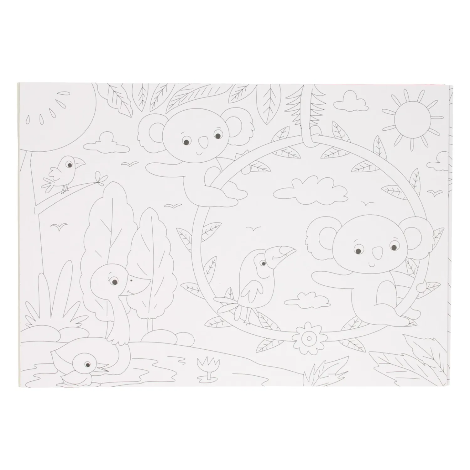 Wins Holland Placemat Kleurboek - Jungle Discount