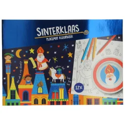 Placemats Kleurboek Sinterklaas, 12st.-Wins Holland Discount