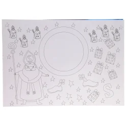 Placemats Kleurboek Sinterklaas, 12st.-Wins Holland Discount