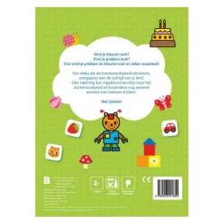 Plak en Kleur Peutertuin Woordjes 2+>Standaard Uitgeverij Online