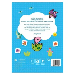 Plak en Kleur Peutertuin Dino's 2+-Standaard Uitgeverij New