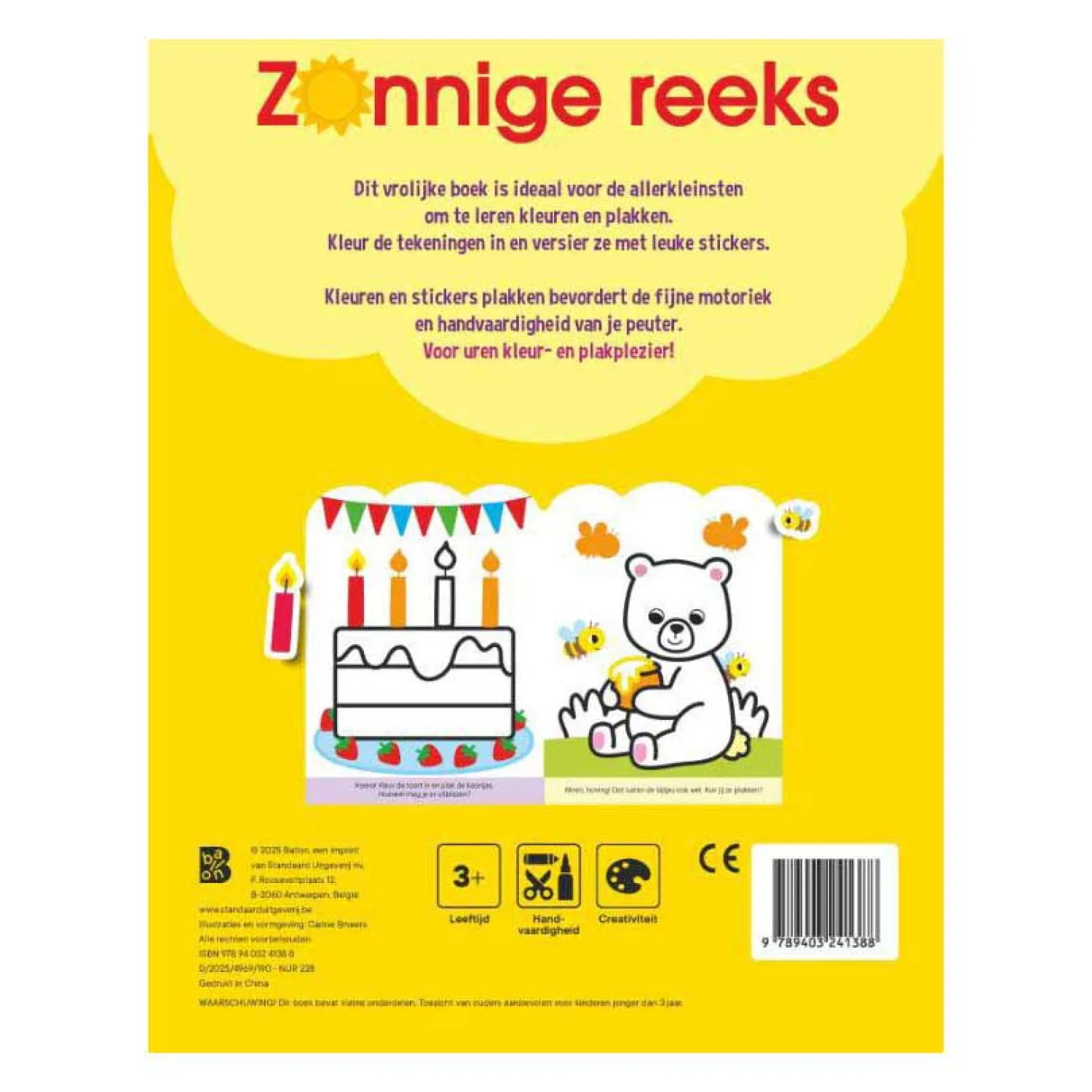 Plakken en Kleuren 3+-Standaard Uitgeverij New