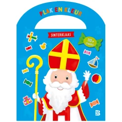 Standaard Uitgeverij Plakken en kleuren Sinterklaas - 110 Stickers New