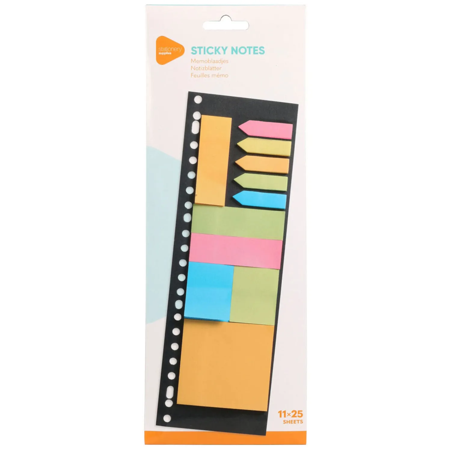 Plaknotities Set, 11x25 Sheets- Clearance