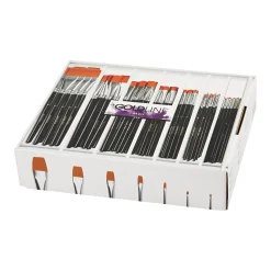 Platte Penselen - 7 maten, 84st.>Creativ Company Sale