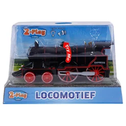 Die-cast Locomotief met Licht en Geluid, 14cm-2-Play Hot