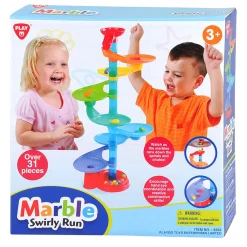 Playgo Play Knikkerbaan met Ronde Platformen, 31dlg.