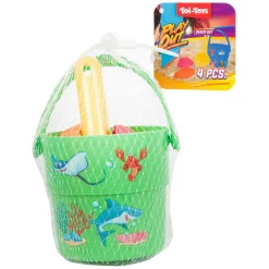 Play Out Mini Strandset Emmer Schepje en Vormen, 4dlg.>Toi-Toys Best