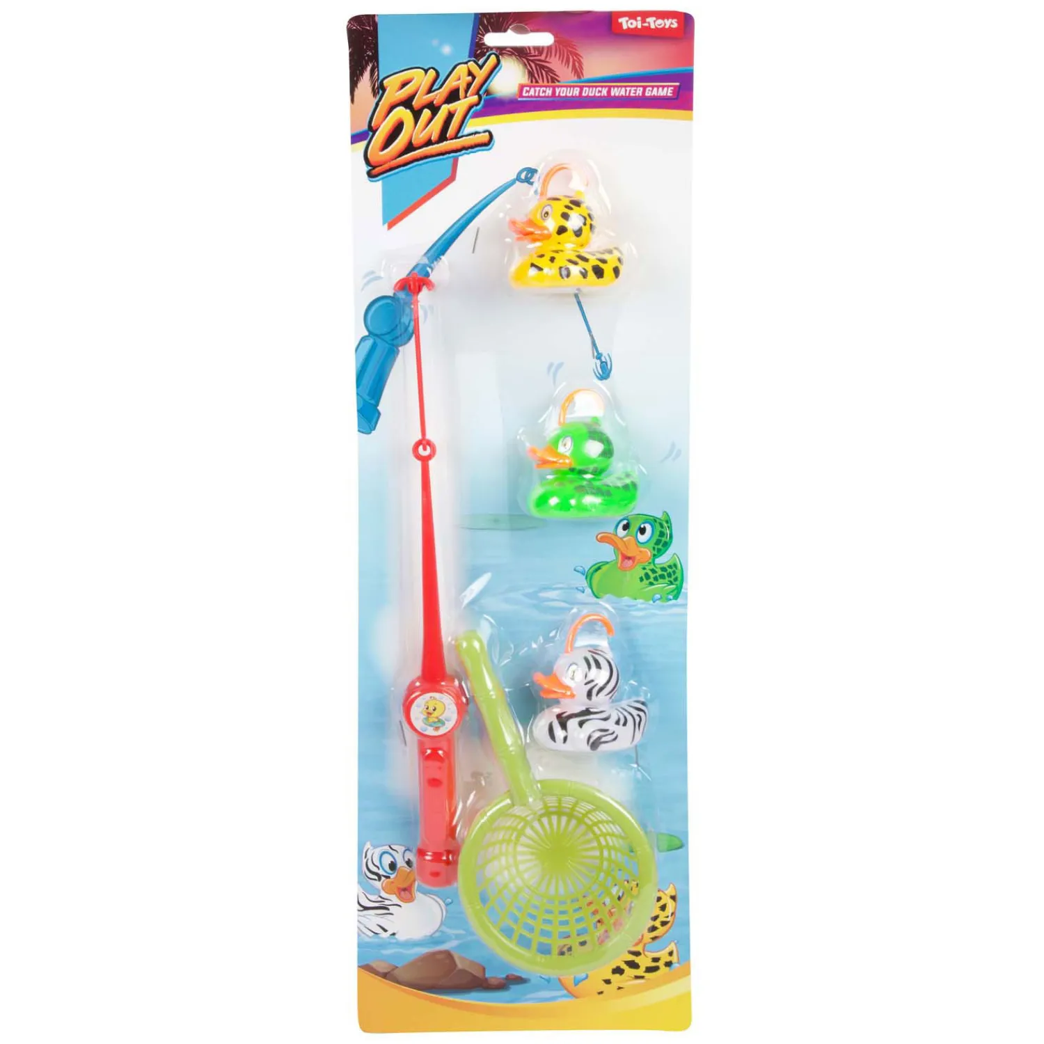 Play Out Visspel Vang de Eend met Hengel en Net>Toi-Toys Online