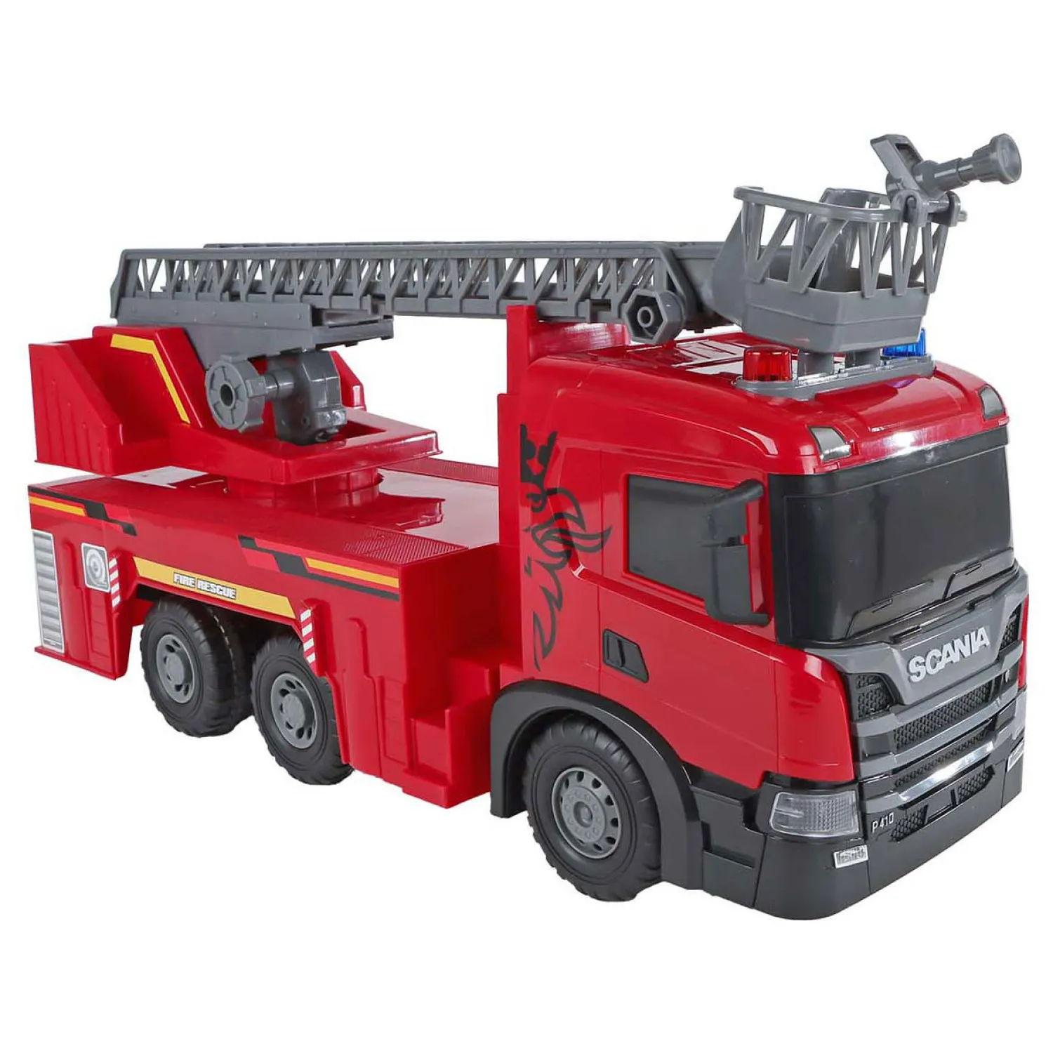 Scania Vrachtwagen Brandweerwagen Frictie met Licht en Geluid>2-Play Hot