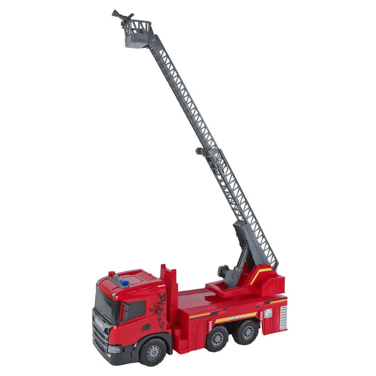 Scania Vrachtwagen Brandweerwagen Frictie met Licht en Geluid>2-Play Hot