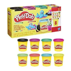 Play-Doh Vibrant - 8 Kleipotjes Clearance