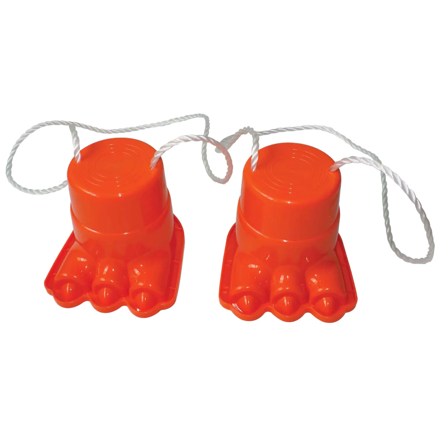 Loopklossen Poot Oranje, Set van 2-Playfun Outlet