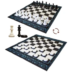 Playfun MEGA Schaak- en Damspel - Geschikt voor buiten Best