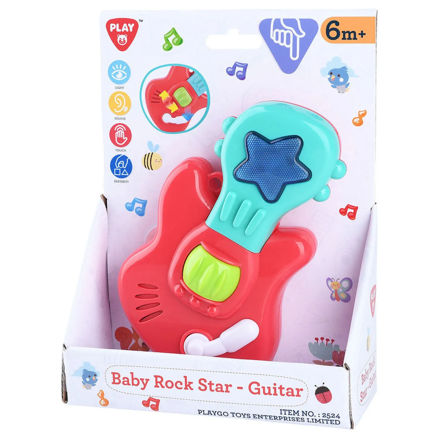 Playgo Baby Rock Star Gitaar Klein Hot
